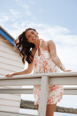 Elira Mini Dress - Red Floral