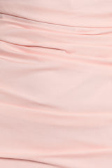 Eliya One Shoulder Frill Maxi Dress - Ballet Pink
