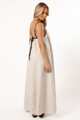 Elliana Maxi Dress - Beige