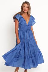 Elowen Midi Dress - Cobalt Blue
