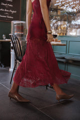 Elowyn Maxi Dress - Cherry
