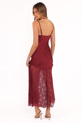 Elowyn Maxi Dress - Cherry