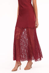 Elowyn Maxi Dress - Cherry