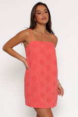 Emelie Mini Dress - Coral