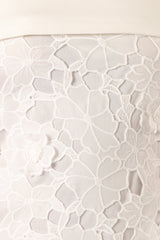Emersyn Midi Lace Dress - White