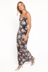 Everlee Maxi Dress - Floral Sequin