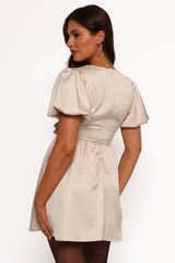 Everton Mini Dress - Beige