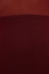 Farrow Long Sleeve Midi Dress - Wine