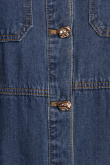 Fleming Shirt Mini Dress - Denim