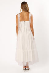 Floret Midi Dress - Off White