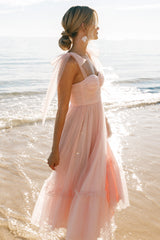 Floret Midi Dress - petals Pink