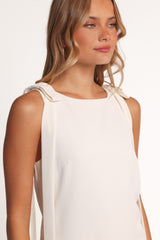 Floriana Mini Dress - Ivory