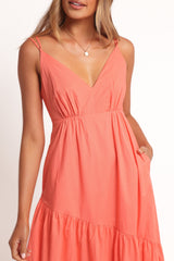 Forbes Maxi Dress - Coral