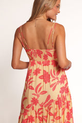Forbes Maxi Dress - Red Floral
