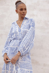 Foster Midi Dress - Malia Print