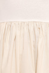 Franki Midi Dress - White Cream