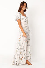 Franklin Maxi Dress - White Floral