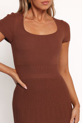 Freeman Maxi Dress - Brown