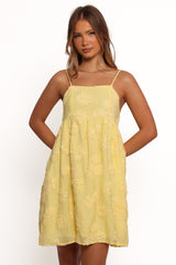 Giana Mini Dress - Yellow
