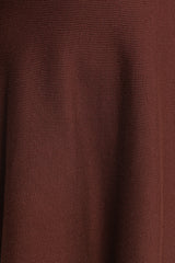 Gigi Long Sleeve Mini Dress - Brown