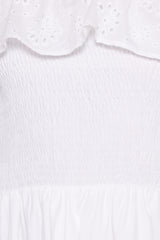 Gilbert Strapless Maxi Dress - White