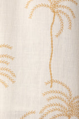 Granger Halterneck Midi Dress - White Print