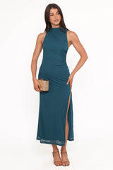 Hayven Midi Dress - Teal