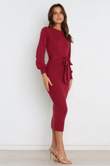 Helena Dress - Wine