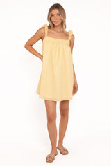 Helia Mini Dress - Mango Stripe