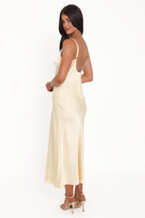 Hobi Midi Dress - Butter Yellow