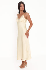 Hobi Midi Dress - Butter Yellow