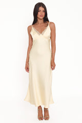 Hobi Midi Dress - Butter Yellow