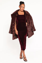 Hyatt Dress - Burgundy