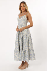 Indy Midi Dress - Blue