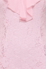 Jamielee Lace Maxi Dress - Pink