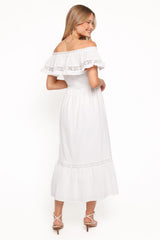 Janelle Dress - White