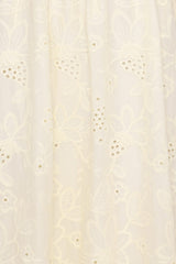 Janice Maxi Dress - Butter Yellow Broderie