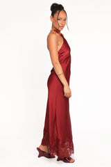 Jeannie Maxi Dress - Dark Red