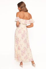 Jemira Maxi Dress - Lavender Floral