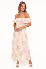 Jemira Maxi Dress - Lavender Floral