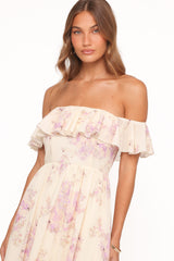Jemira Maxi Dress - Lavender Floral