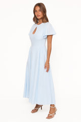 Jessima Midi Dress - Pale Blue