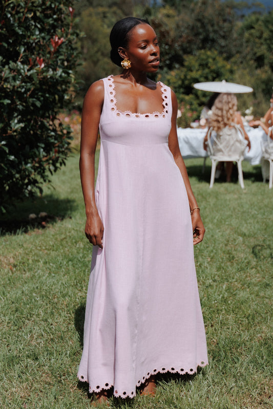 Jetta Midi Dress - Lavender