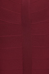 Josiah Midi Dress - Burgundy