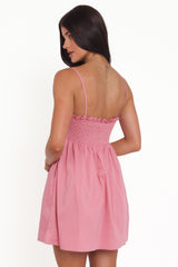 Josie Mini Dress - Pink
