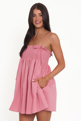Josie Mini Dress - Pink