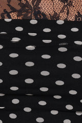Jubilee Maxi Dress - Black Polka Dot