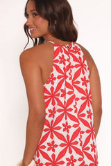 Kaelia Mini Dress - Red