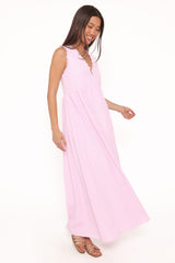 Kalan Maxi Dress - Pink Stripe