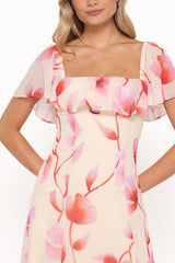 Kamie Maxi Dress - Pink Floral